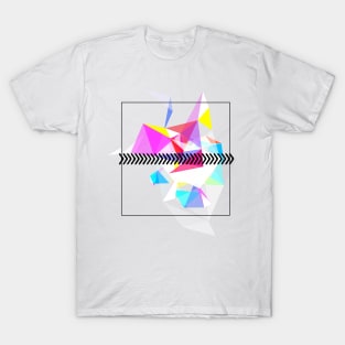 Abstract Geometric Collage T-Shirt